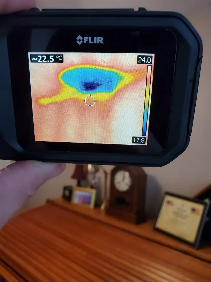 Thermal imaging inspection for water damage in North Royalton